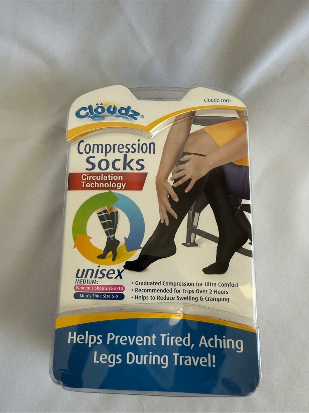 Unisex Compression Socks - Black (Medium)